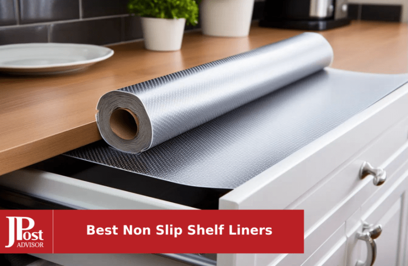 Shelf and Drawer Liner Anti-Slip Mat Non Skid Large 12 x 120 Trim to Fit Gray