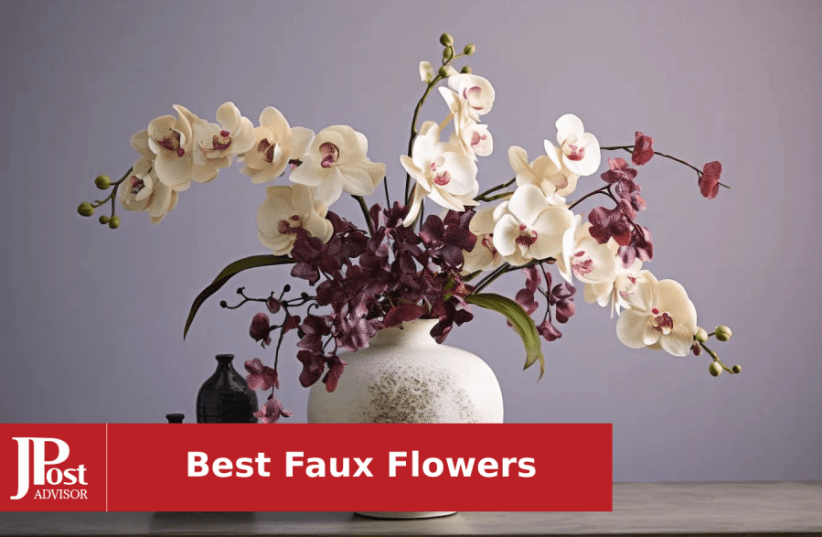 Great Choice Products 10 Bundles Fake Flowers Faux Babys Breath