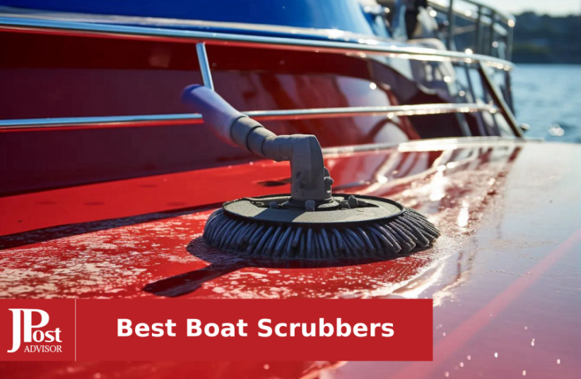 Better Boat Stiff Hand Scrub Brushes for Cleaning Heavy Duty Utility Outdoor Scrub Brush with Long Handle All Purpose Boat & Car Cleaning Brush and Bathroom