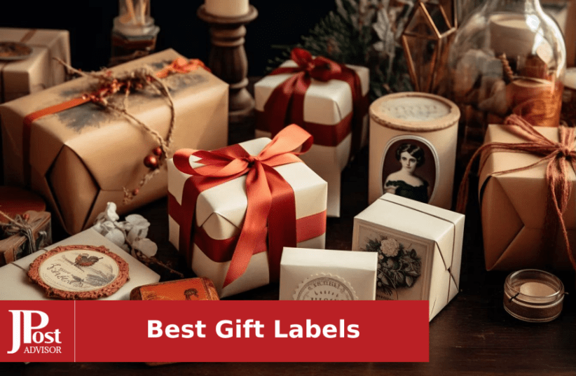 Christmas Name tag Stickers, 300Pcs Self Adhesive Christmas Gift Tag  Stickers, Easy to Write and Peel, Perfect for Holiday Decorative Gifts  Presents