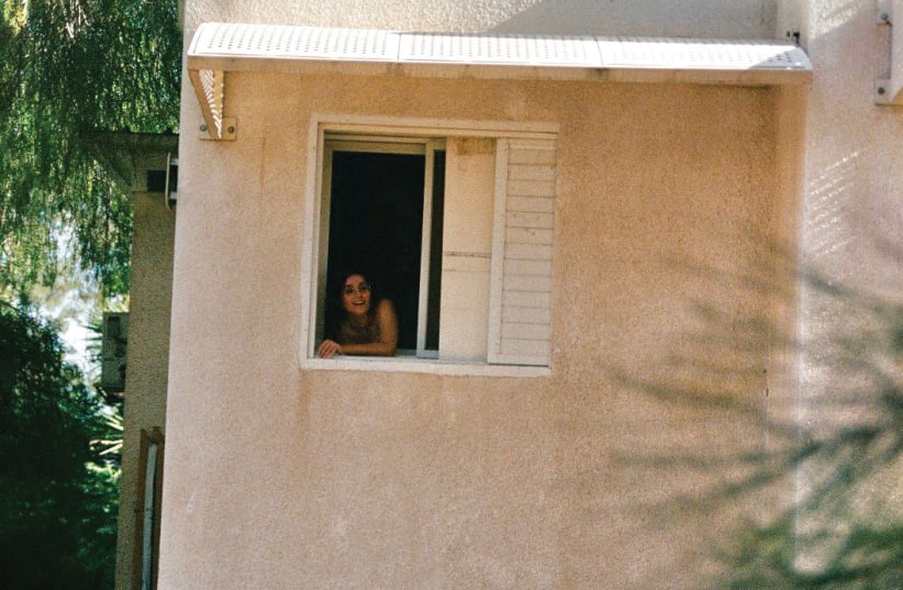  THE WINDOW of Noa Globerman’s apartment in Kibbutz Nir Am.  (photo credit: Noa Globerman)
