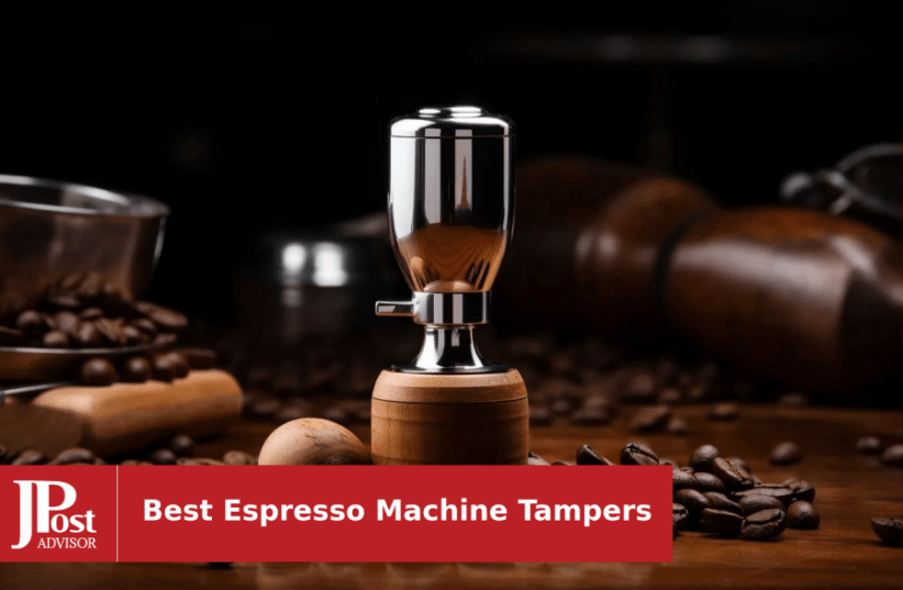 Espresso Tamper 58mm Barista Espresso Coffee Tamper with Dual Spring Loaded  Flat Stainless Steel Base, Constant 30lb, Compatible with Espresso Machine