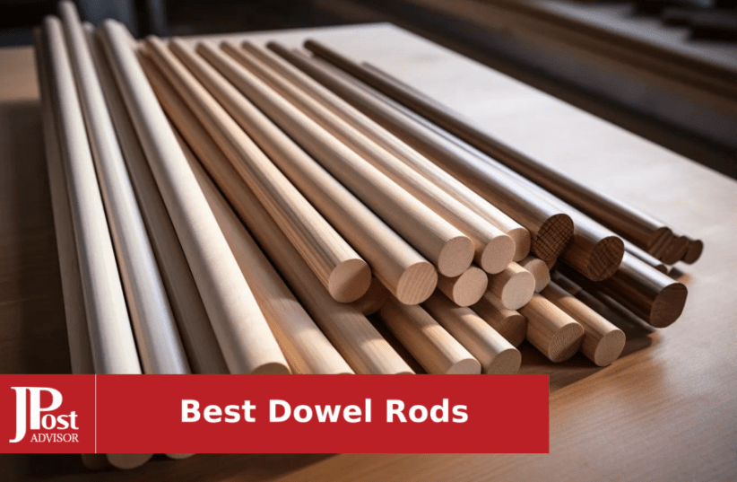 50 Pcs Wooden Dowel Rods Unfinished Hardwood Sticks Wood Dowel Sticks 3/8 x 12
