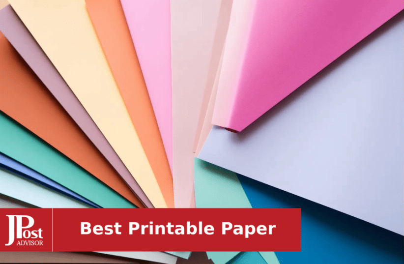 24 Sheets Holographic Printable Sticker Paper 8.3 X 11.7 Inch Waterproof  Sticker Paper Rainbow Vinyl Sticker Paper For Inkjet/Laser Printer