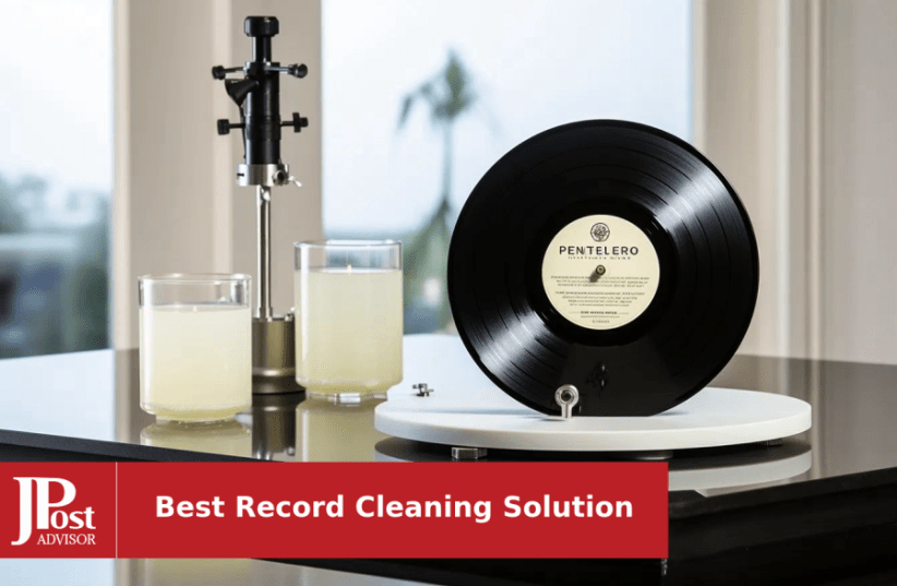 Vinyl Record Cleaner, kulloomii Record Cleaning Kit 6Pcs, Velvet