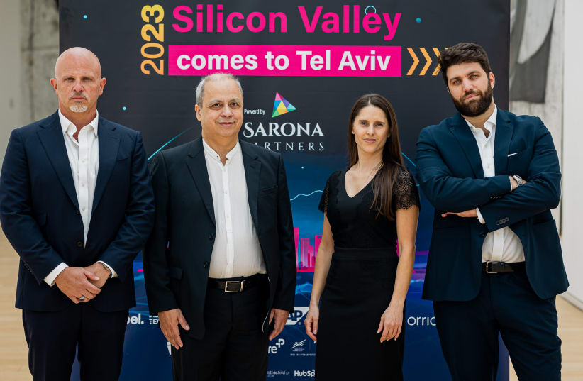  Sarona Ventures executives: from left - Moris Cohen, Philippe Bouaziz, Toot Shani, David Debesh (photo credit: Menash Cohen)