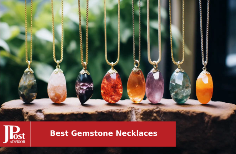 Crystal Stone Holder Necklace 7 Pcs Natural Jewelry Gift For Women Men  Pendant