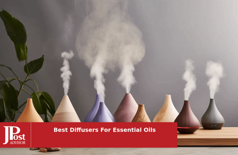 InnoGear Essential Oil Diffuser with Oils, 100ml Aromatherapy Diffuser with  6 Essential Oils Set, Aroma Cool Mist Humidifier Gift Set, White