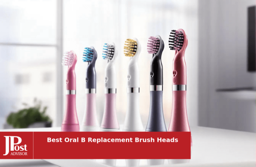 For Oral B Braun Replacement Toothbrush Heads, Electric Toothbrush Heads,  Precision Refills Clean Brush Heads, Sensitive Gum Care, (4 Pack)