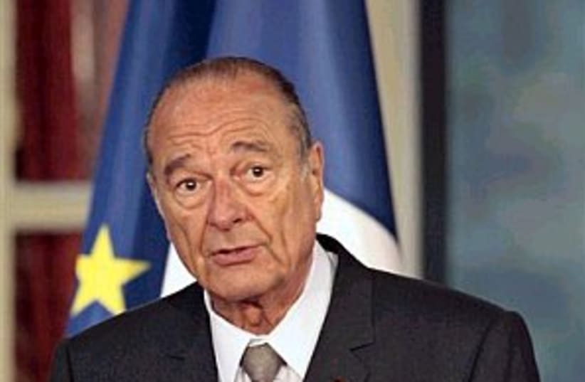 chirac speaks 298.88 (photo credit: AP)