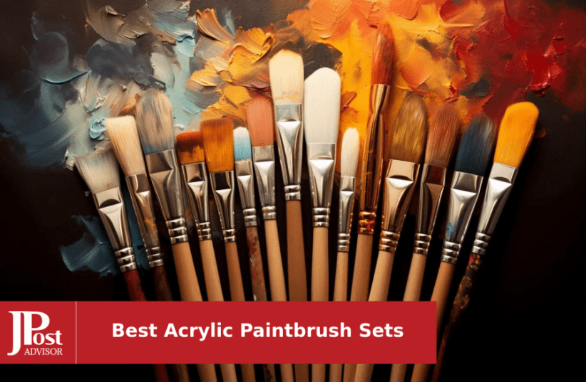 Mont Marte Premium Paint Brush Set 15 Piece, Includes 15 Different