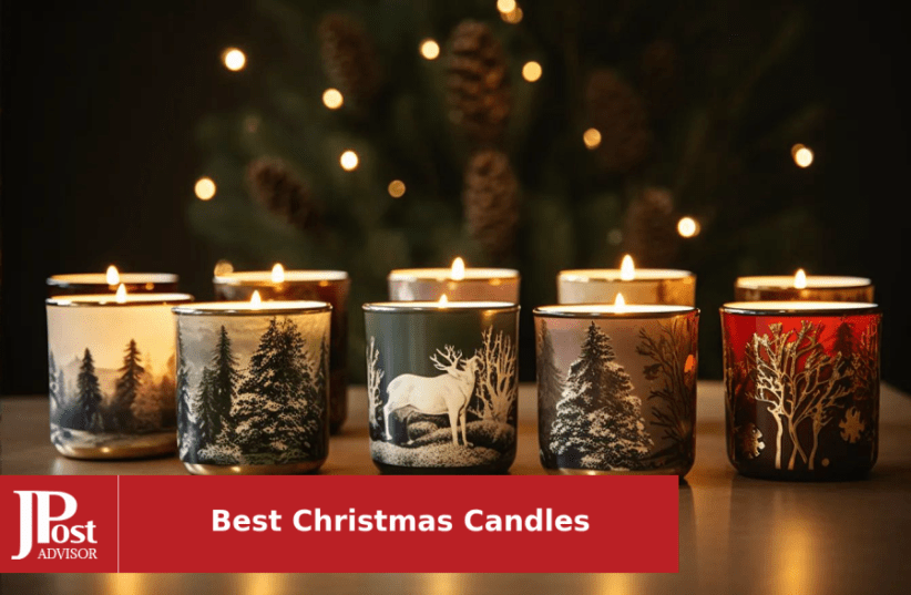  Christmas Candle  Christmas EVE Candle Scents of Sugared Plums  Candied Fruits and Rum, Christmas Scented Candles for Home - 7 oz  Aromatherapy Jar Candles, Christmas Gift for Women and Men 