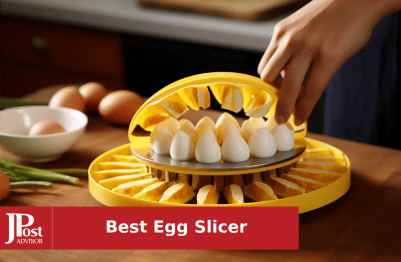 Egg Slicer for Hard Boiled Eggs - Multipurpose Boiled Egg Slicers Cutter,  Stainless Steel Wire with 2 Slicing Styles, for cheese Fruit Strawberry