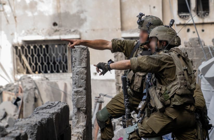  IDF soldiers operating in the Gaza Strip. November 18, 2023 (photo credit: IDF)