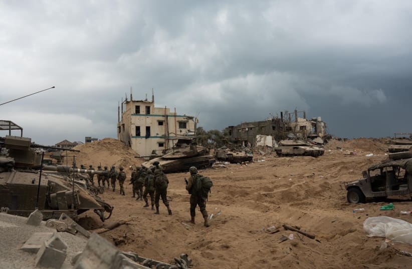  Israeli forces operate across the Gaza Strip on November 20, 2023 (photo credit: IDF SPOKESPERSON'S UNIT)