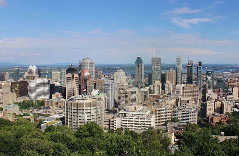  Downtown Montreal as seen from Mount Royal. (photo credit: PUBLIC DOMAIN)