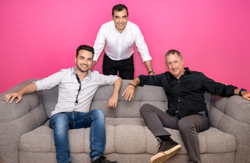  The company's founders (L to R): Uri Goshen, co-founder and co-CEO, Professor Yoav Shoham, co-founder and co-CEO, and Professor Amnon Shashua. (photo credit: Roei Shor)