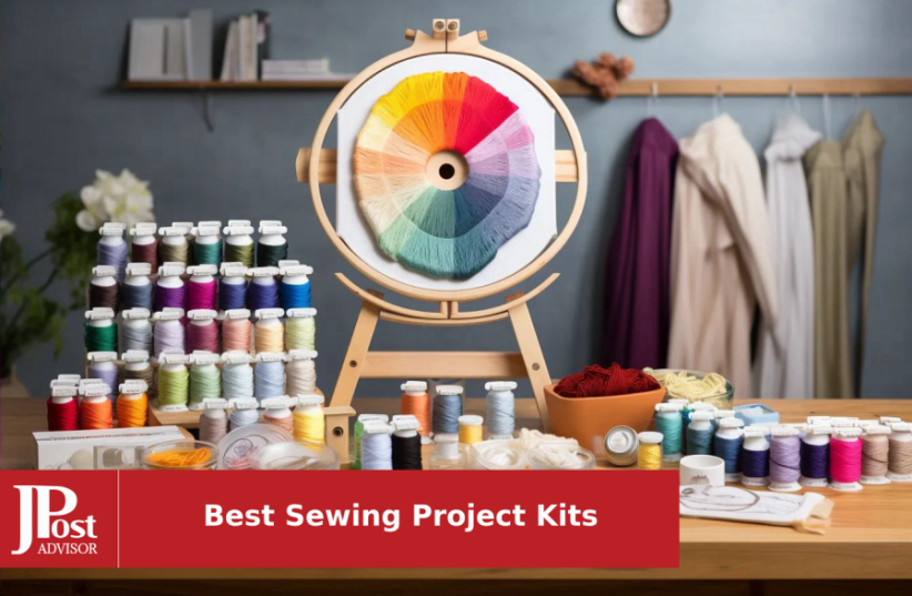 KRAFUN My First Sewing Kit for Beginner Kids Arts & Crafts, 6 Easy