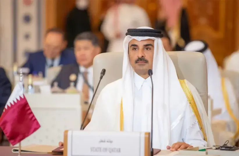  Emir of Qatar Sheikh Tamim bin Hamad Al Thani (photo credit: SAUDI PRESS AGENCY/HANDOUT VIA REUTERS)
