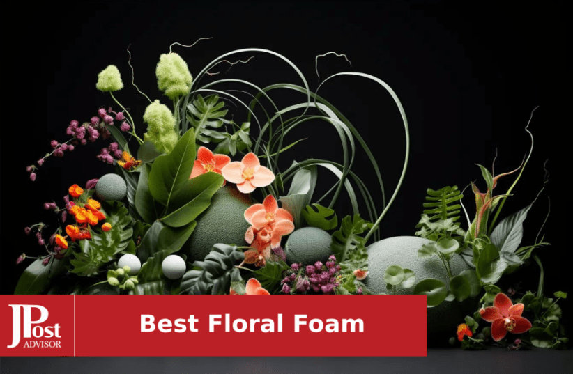 6 Pack Floral Foam Blocks - Wet Foam Bricks for Florists, Crafts