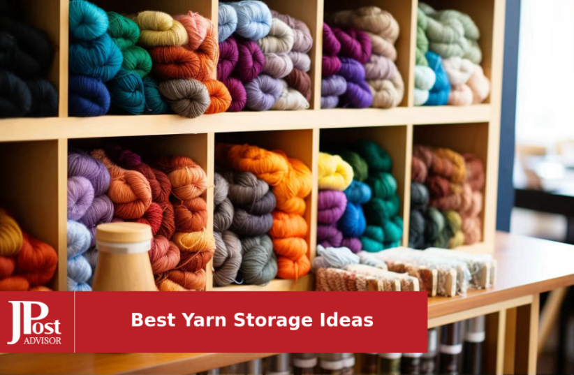 MYBAGZING Small Crochet Bag Organizer - Knitting Bag - Yarn Storage  Organizer - Yarn Bag for Crocheting - Yarn Holder for Crochet Accessories