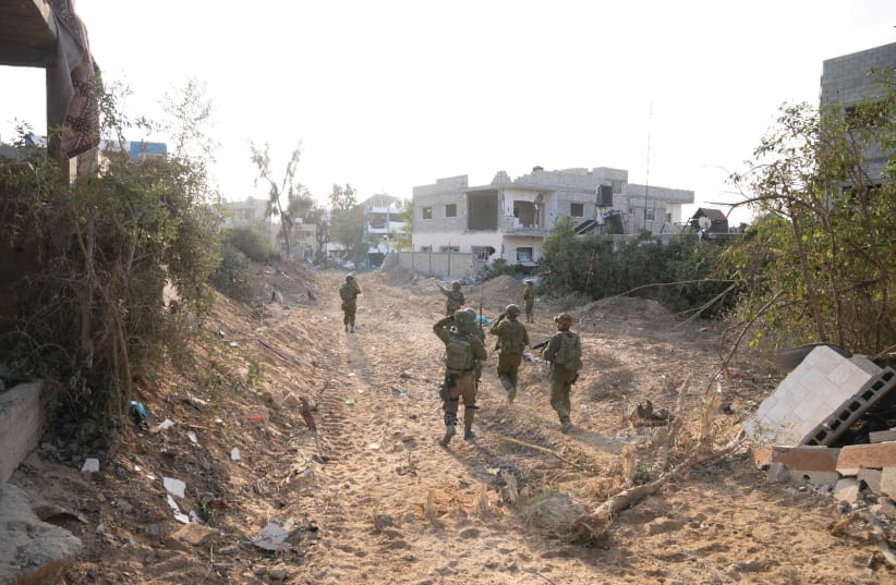  IDF SOLDIERS operate in the Gaza Strip this week. (photo credit: IDF)