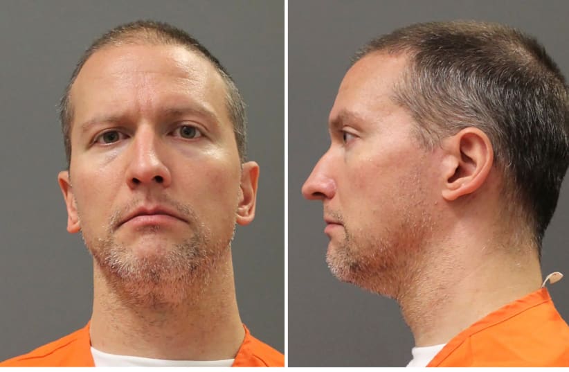 Former Minneapolis police officer Derek Chauvin poses for an undated booking photograph taken after he was transferred from a county jail to a Minnesota Department of Corrections state facility.  (photo credit: MINNESOTA DEPARTMENT OF CORRECTIONS/HANDOUT VIA REUTERS)