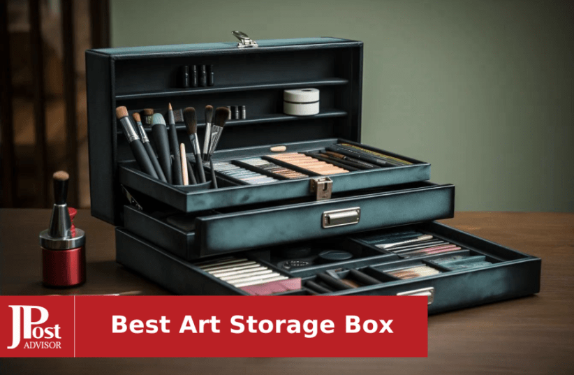 U.S. Art Supply 6 Drawer Wood Artist Supply Storage Box -  Pastels, Pencils, Pens, Markers, Brushes