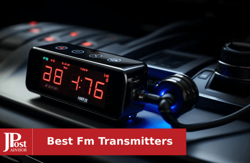 LENCENT Bluetooth 5.0 Car FM Transmitter Adapter 2 USB PD Charger
