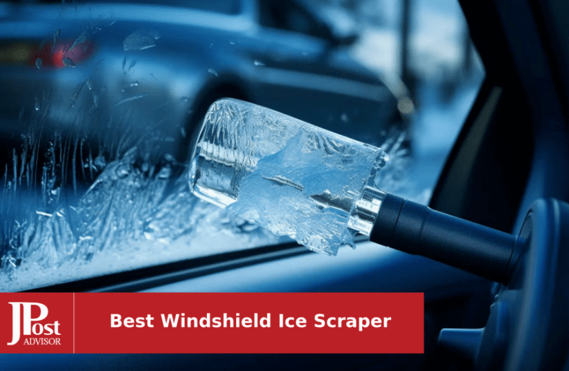 CLESDF Magical Ice Scrapers for Car Windshield - 2 Pack Cone Magic Car Ice Scraper with Funnel, Round Snow Scraper