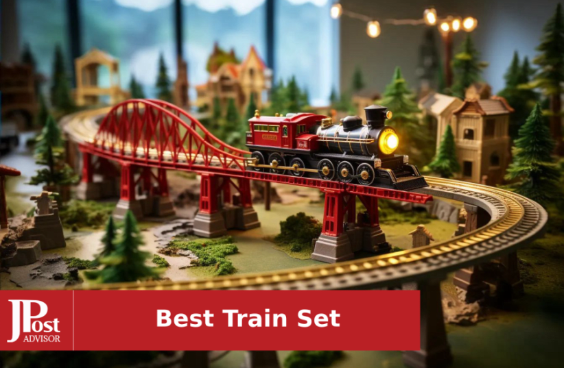 Electric Train Set For Kids Battery-Powered 3 Cars And 10 Tracks Old Boys  Girls