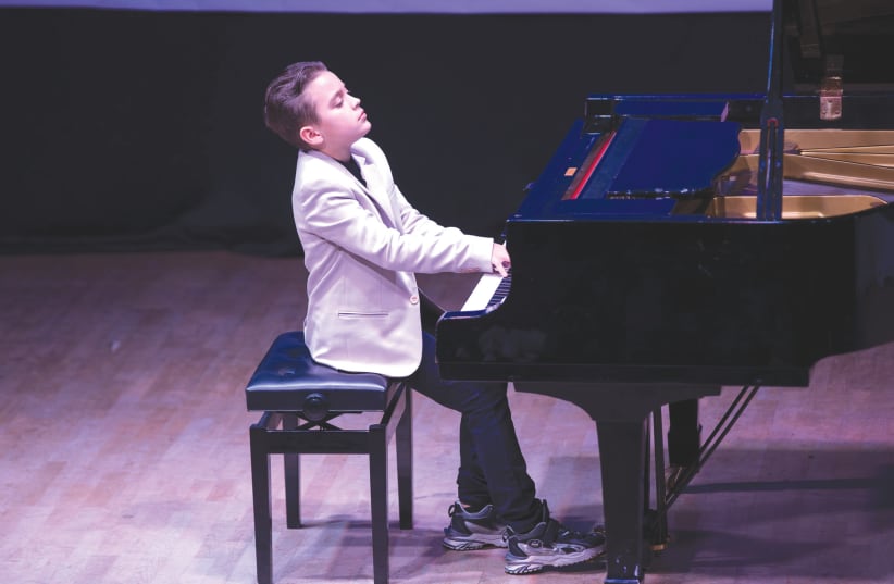  ONE OF the contestants at last year’s young pianist's competition (photo credit: Liron Moldovan)