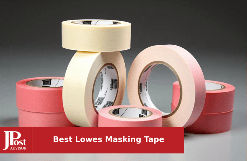 Masking Tape 1/2/3/4 Inch,5 Rolls Painters Tape Masking Tape Bulk,  Automotive Masking Tape Packing Removable Free Residue, Paint For Indoors 