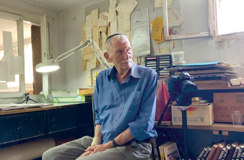  NONAGENARIAN CRAFTSMAN Ariel Wardi has finally let his aesthetic cat out of the bag. (photo credit: Hadassa Goldvicht)