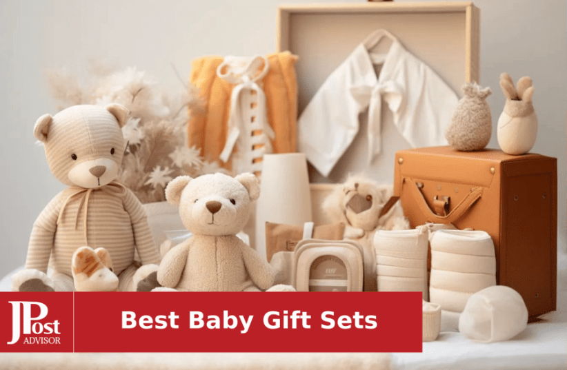 Baby Shower Gifts, New Born Baby Gifts for Boys, Unique Baby Gifts Basket  Essential Stuff - Baby Lovey Blanket Newborn Bibs Socks Wooden Rattle 