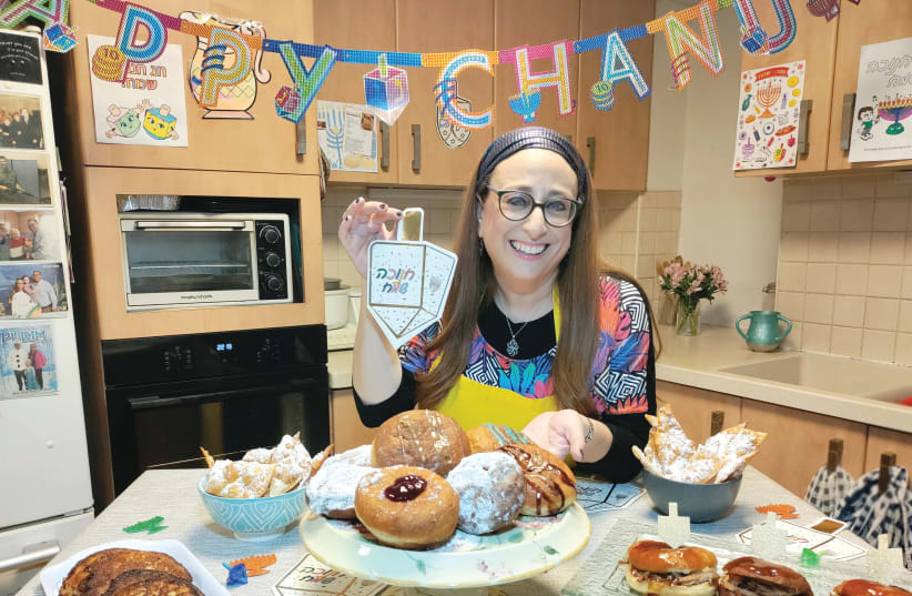  Making Hanukkah classic foods. (photo credit: HENNY SHOR)