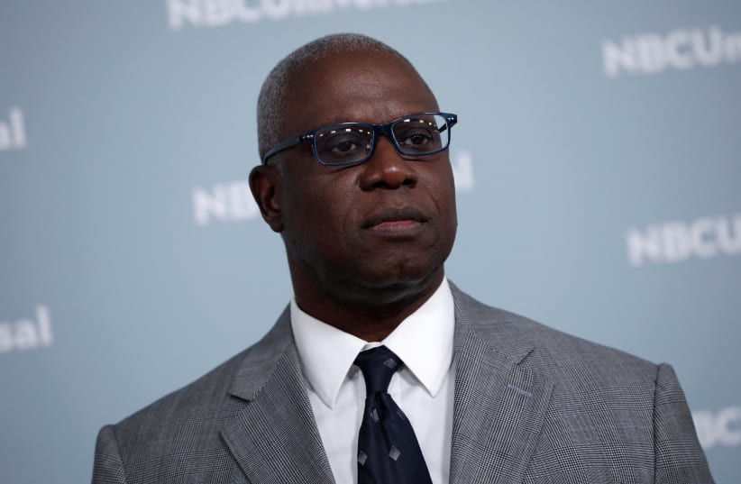  Actor Andre Braugher from the NBC series "Brooklyn Nine-Nine" poses at the NBCUniversal UpFront presentation in New York City, New York, U.S., May 14, 2018. (photo credit: Mike Segar/Reuters)
