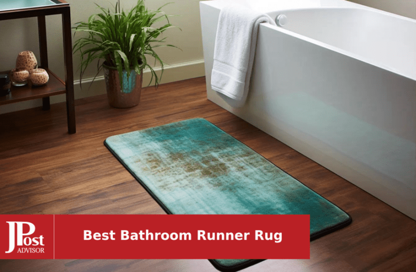 DEXDE Bathroom Rugs Runner 24 x 60 Inch, Extra Long Bathroom Rug Non-Slip