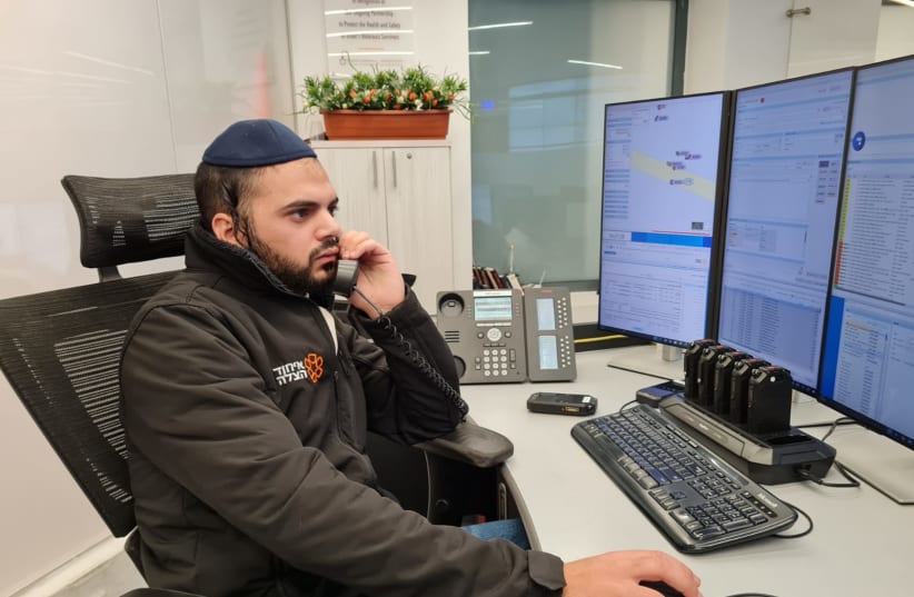  Nachman Elbaz, United Hatzalah shift officer (photo credit: UNITED HATZALAH‏)