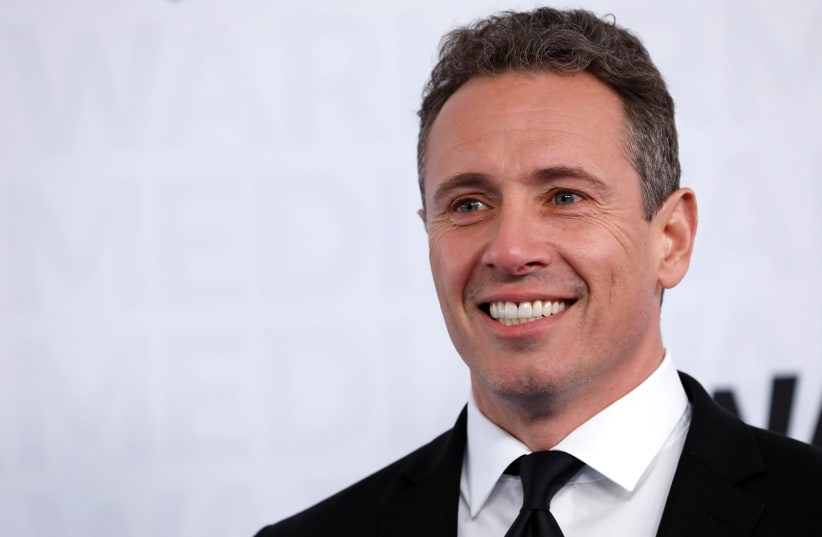  CNN television news anchor Chris Cuomo poses as he arrives at the WarnerMedia Upfront event in New York City, May 15, 2019. (photo credit: Mike Segar/Reuters)
