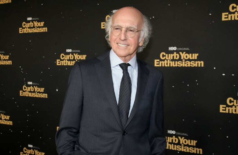  Larry David attends the "Curb Your Enthusiasm" Season 11 premiere at the Paramount Theatre in Los Angeles, Oct. 19, 2021. (photo credit: Jeff Kravitz/FilmMagic for HBO/Getty Images)