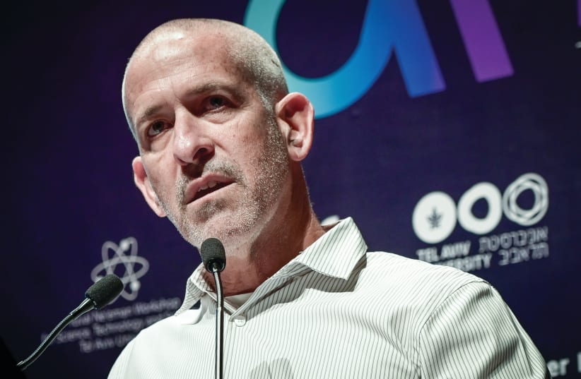 Shin Bet director Ronen Bar speaks at Tel Aviv University, in June. In a recording first played on Kan TV this month, he spoke of seeking out and eliminating those who were behind the October 7 attack. (photo credit: AVSHALOM SASSONI/FLASH90)
