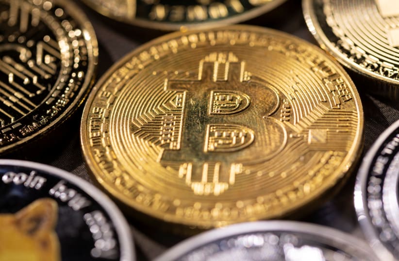  Representation of cryptocurrency bitcoin is seen in this illustration taken November 29, 2021 (photo credit: DADO RUVIC/REUTERS)