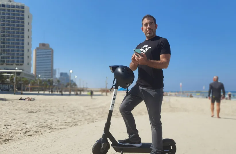  Bird scooter. Israel is one of the company's profitable markets in Europe (photo credit: PR)