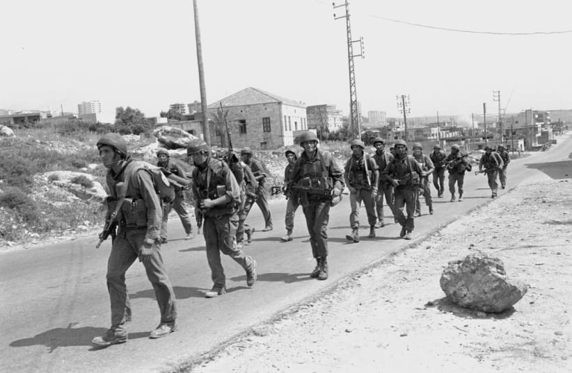  IDF forces fighting in Operation Peace for Galilee in Lebanon in 1982. (photo credit: Michael Zarfati/IDF)
