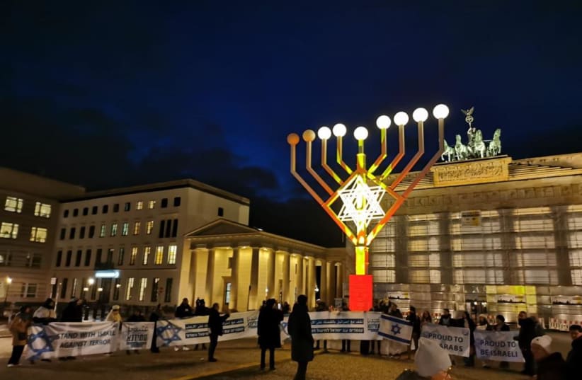  A delegation of Israeli Arabs spent 11 days in December in Germany raising awareness about Hamas as a terrorist movement and the values of a multi-religious democratic Jewish state. (photo credit: ATIDNA)