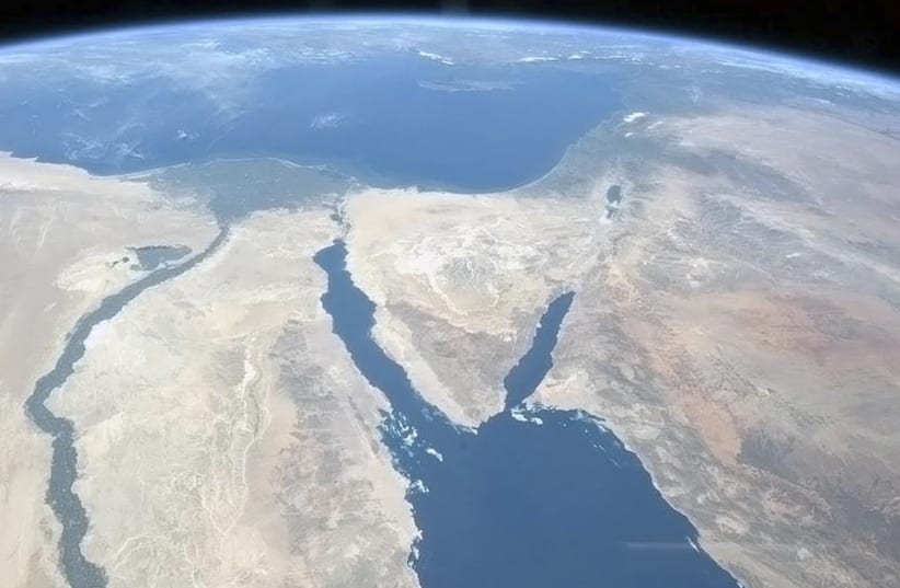  The Nile and the Sinai Peninsula are pictured in this handout photo courtesy of Col. Chris Hadfield of the Canadian Space Agency, who is photographing Earth from the International Space Station, taken on March 20, 2013 (photo credit: REUTERS/CSA/Col. Chris Hadfield/Handout )