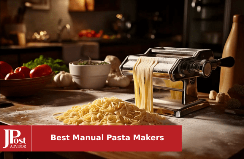 Stainless Steel Manual Pasta Maker Machine With Adjustable