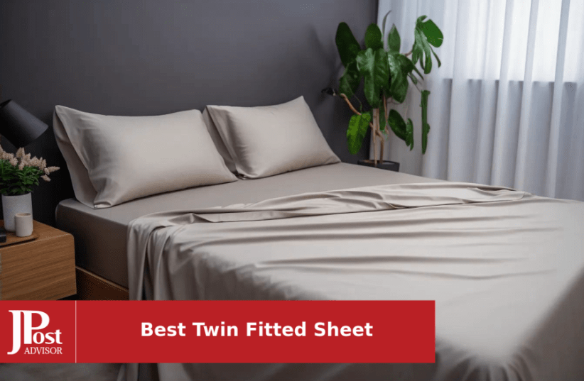 Biloban Twin Fitted Sheet 2 Pack, Twin Bedding Fitted Sheets Only with Deep  Pocket up to 14, Bottom Sheet, Shrinkage & Stain Resistant Fitted Bed