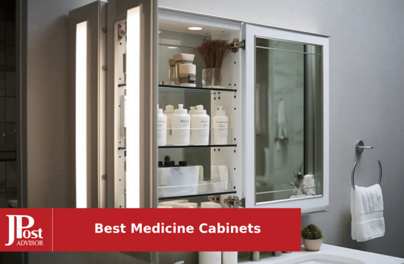 Tangkula Bathroom Wall Cabinet Medicine Storage Cabinet W/ Open